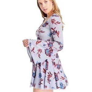 Urban Outfitters Kimchi Dress Size Large Bell Sleeve